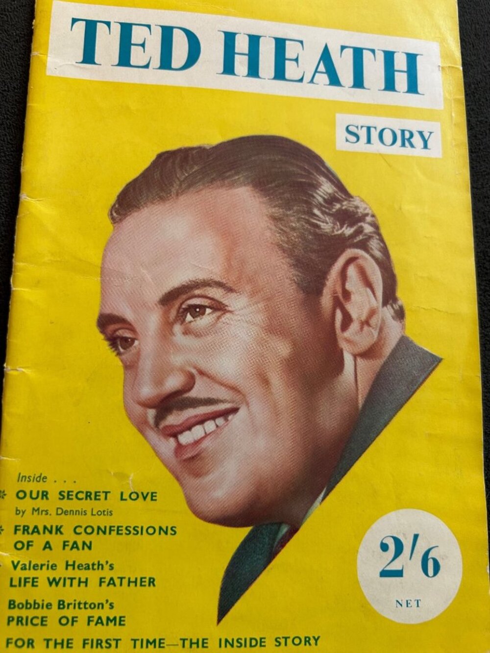 The Ted Heath Story Vintage Magazine 1950s Music Biography Collectible